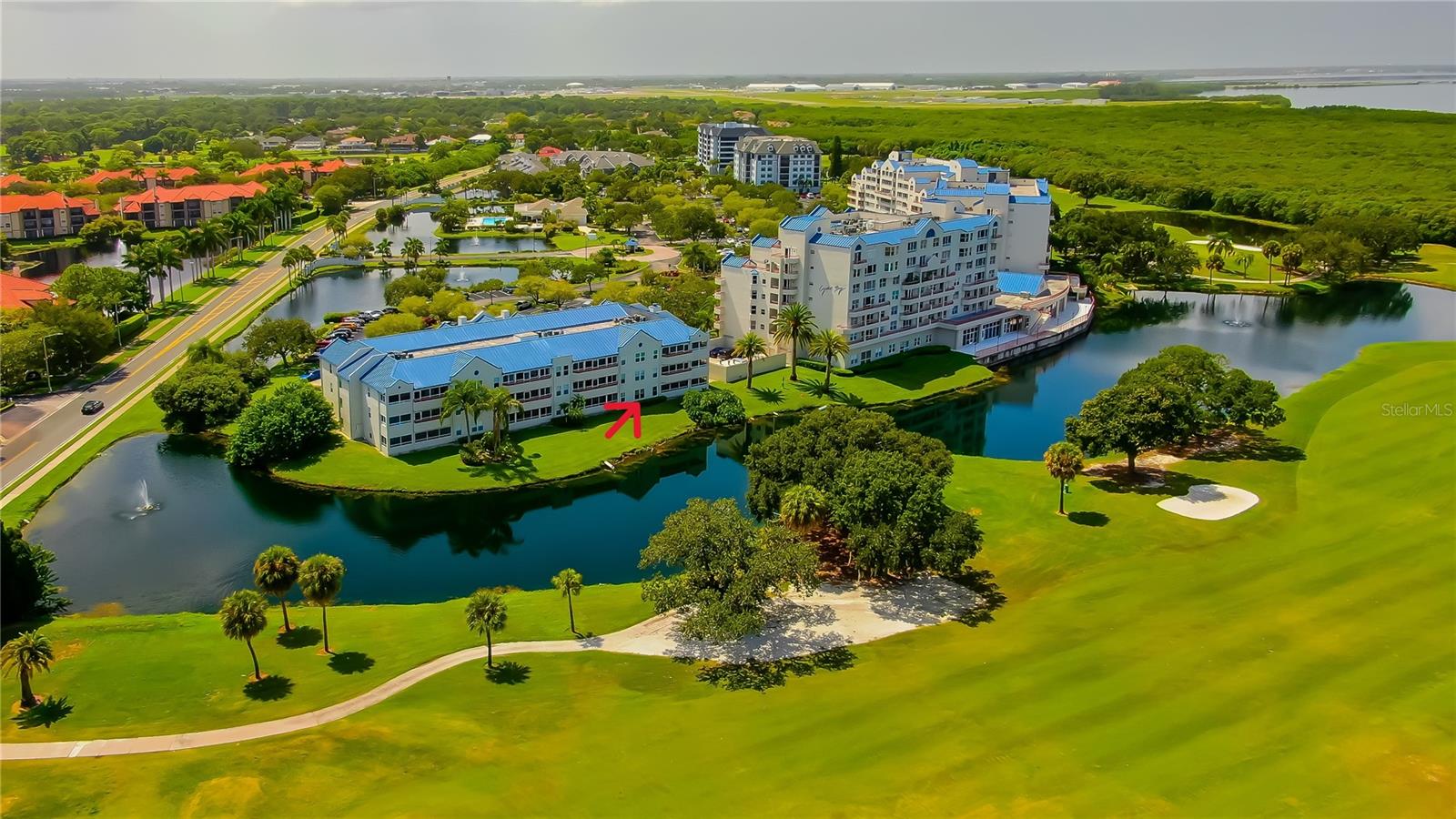 Aerial Views facing golf course & Crystal Bay