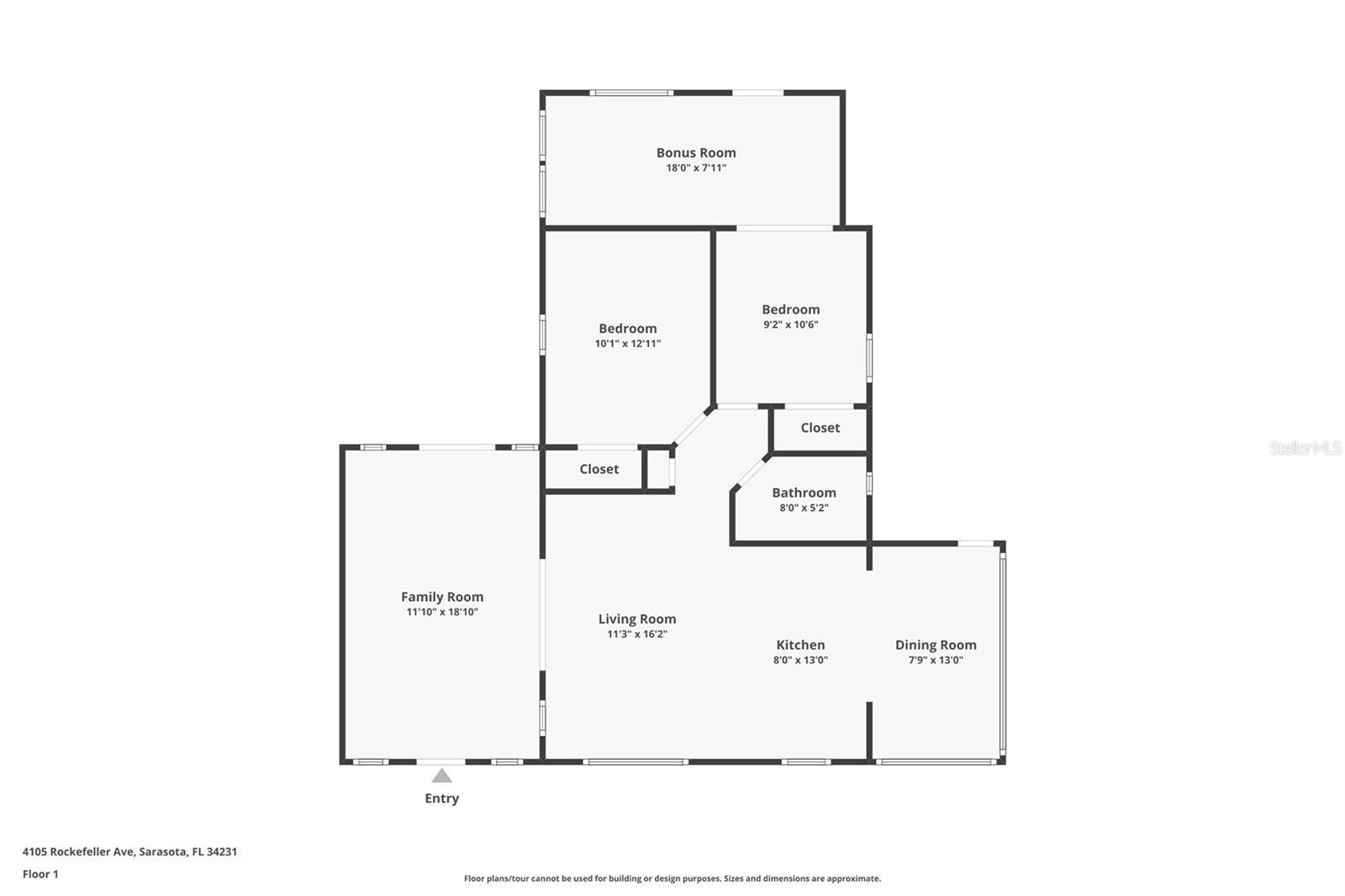 4105 ROCKEFELLER AVE, SARASOTA, FL, 34231