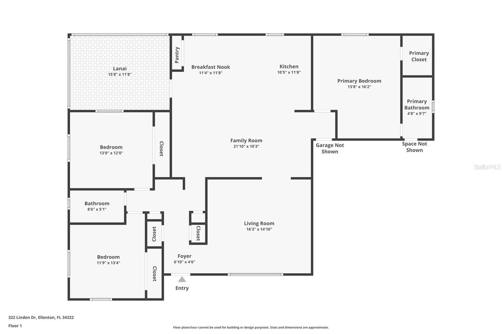 322 LINDEN DR, ELLENTON, FL, 34222