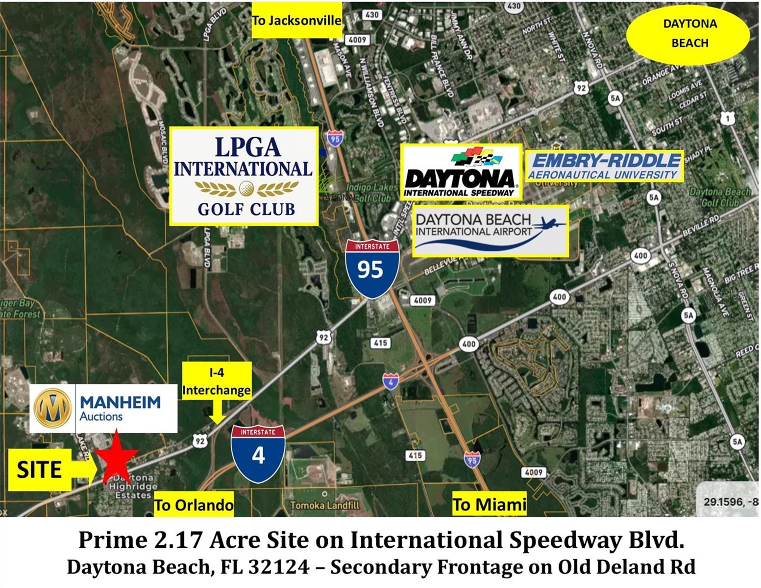 INTERNATIONAL SPEEEDWAY BLVD W, DAYTONA BEACH, FL, 32124