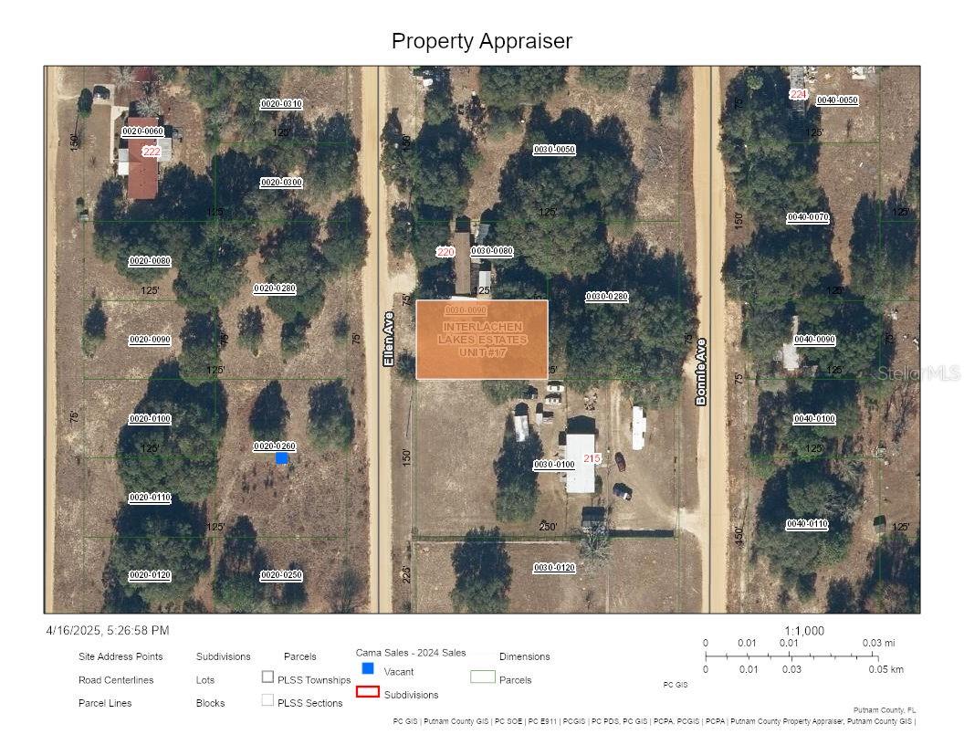 0 ELLEN AVE, INTERLACHEN, FL, 32148