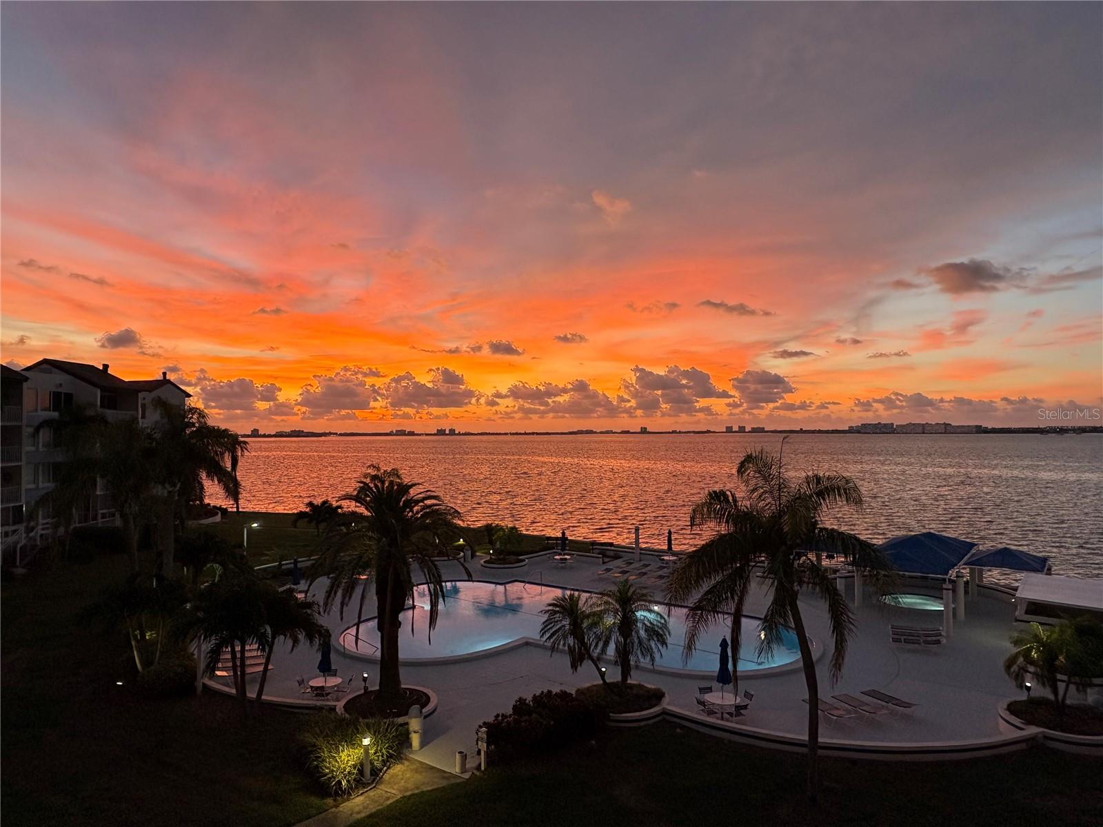 Breathtaking Sunset from the condo