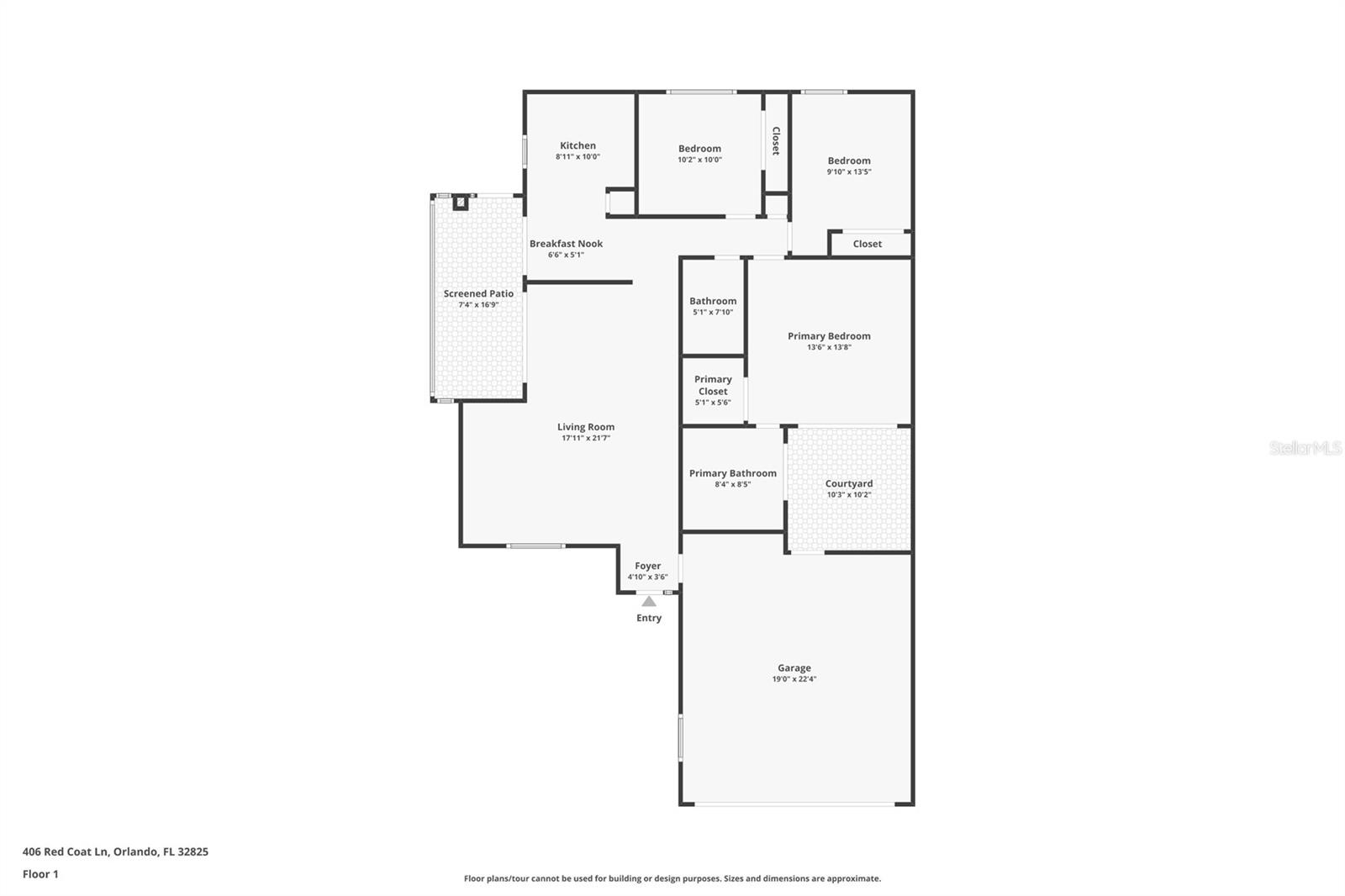 406 RED COAT LN, ORLANDO, FL, 32825