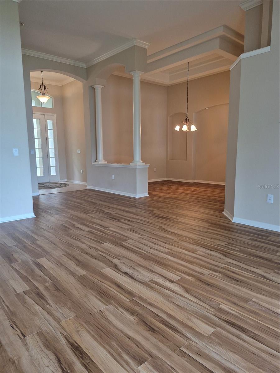 Living Room and Dining Room