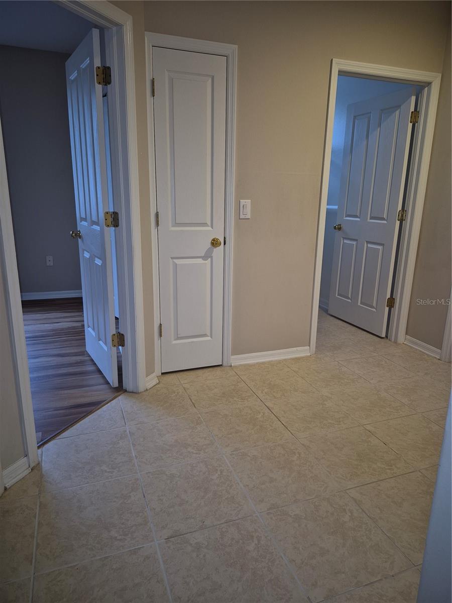 Linen Closet and Hallway