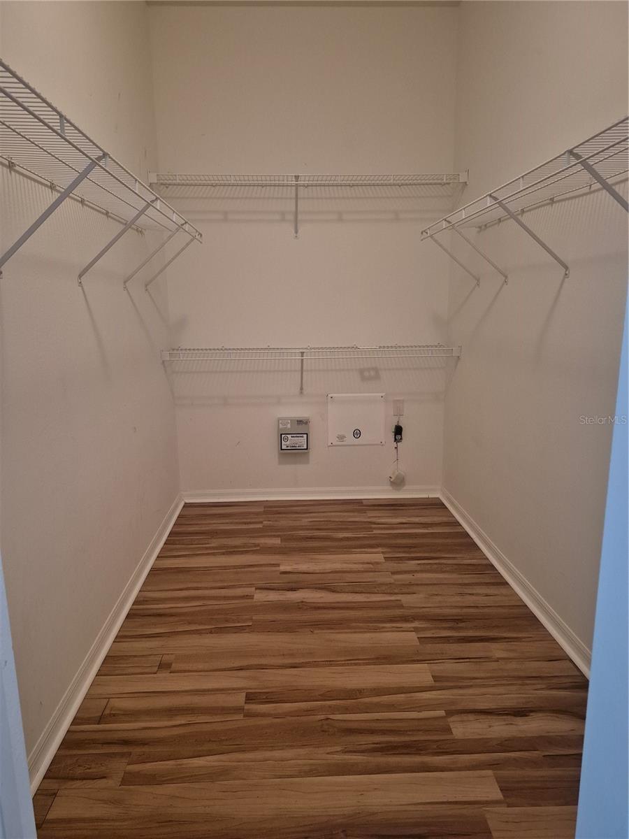 Large walk-in Primary Closet