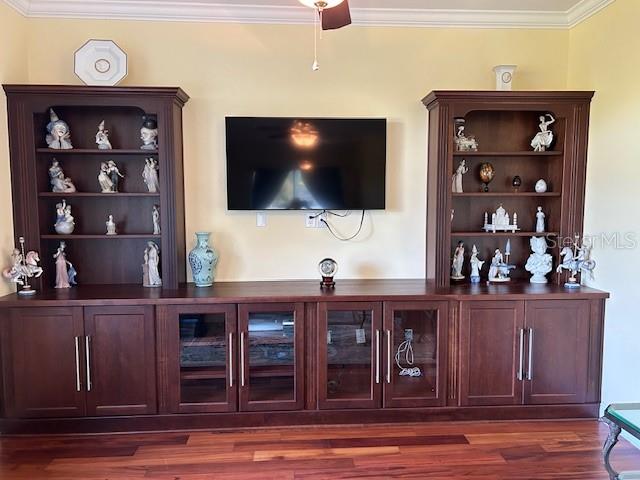 Media Room w/Custom Wood Cabinetry