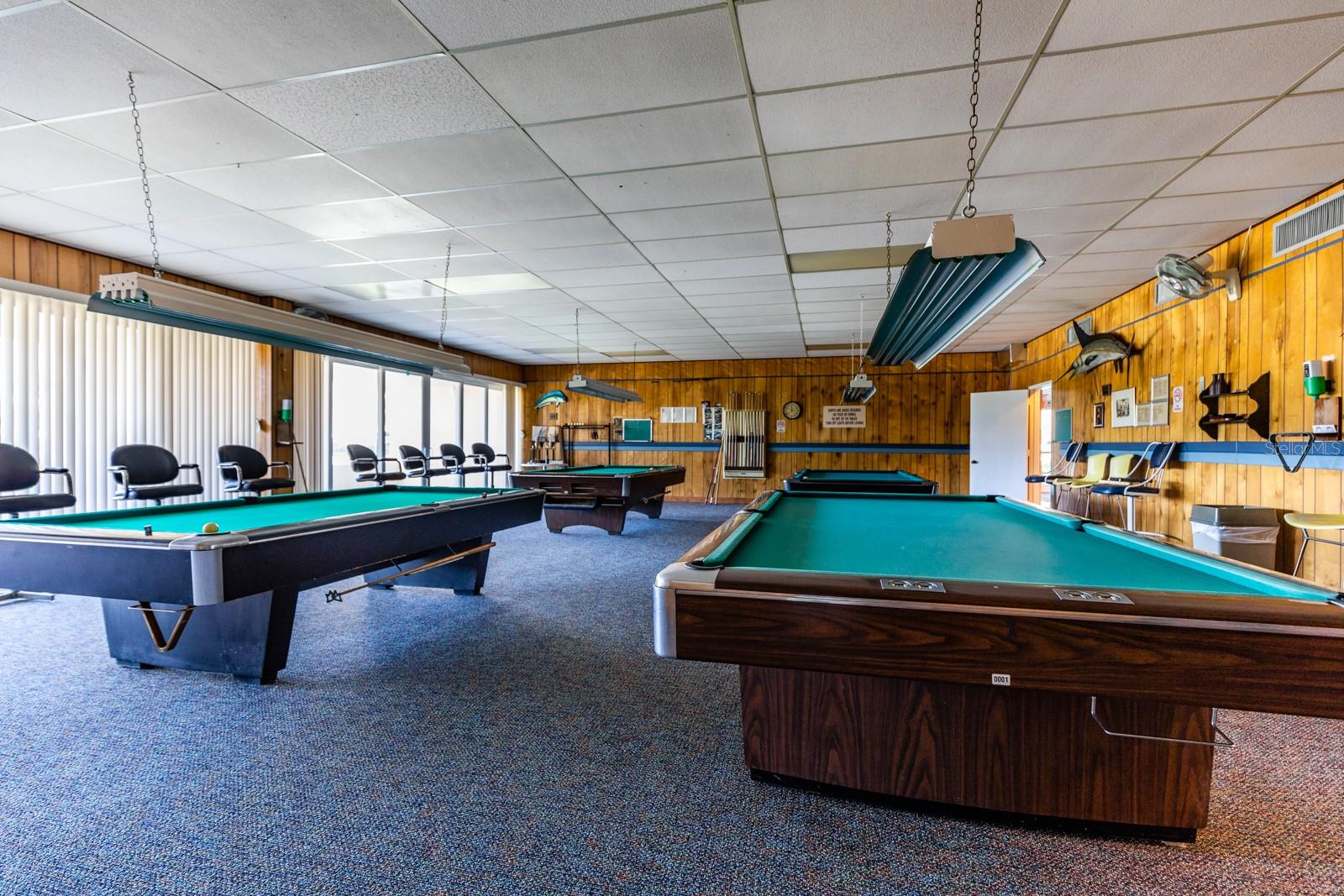 Pre-Storm Photos of Clubhouse Amenities-Repairs in Progress