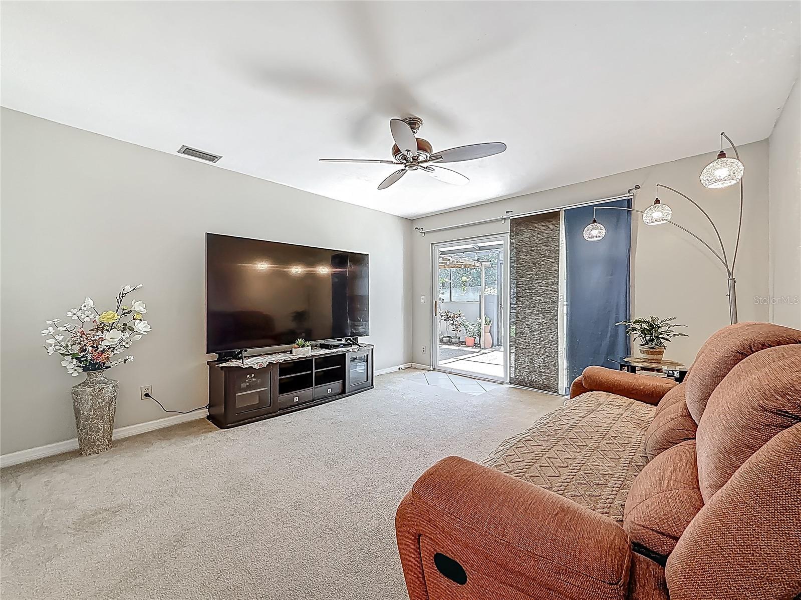 Living Room - Sliding Doors to Outdoor Living Space