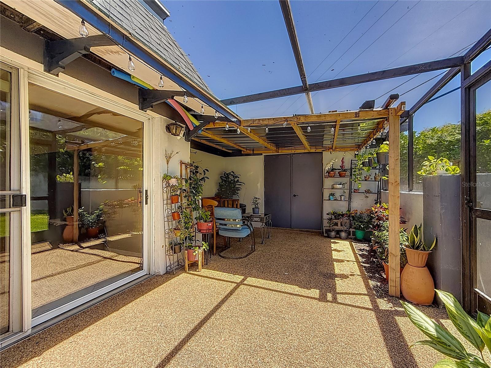 Outdoor Living Area - Sliding Doors to Living Room