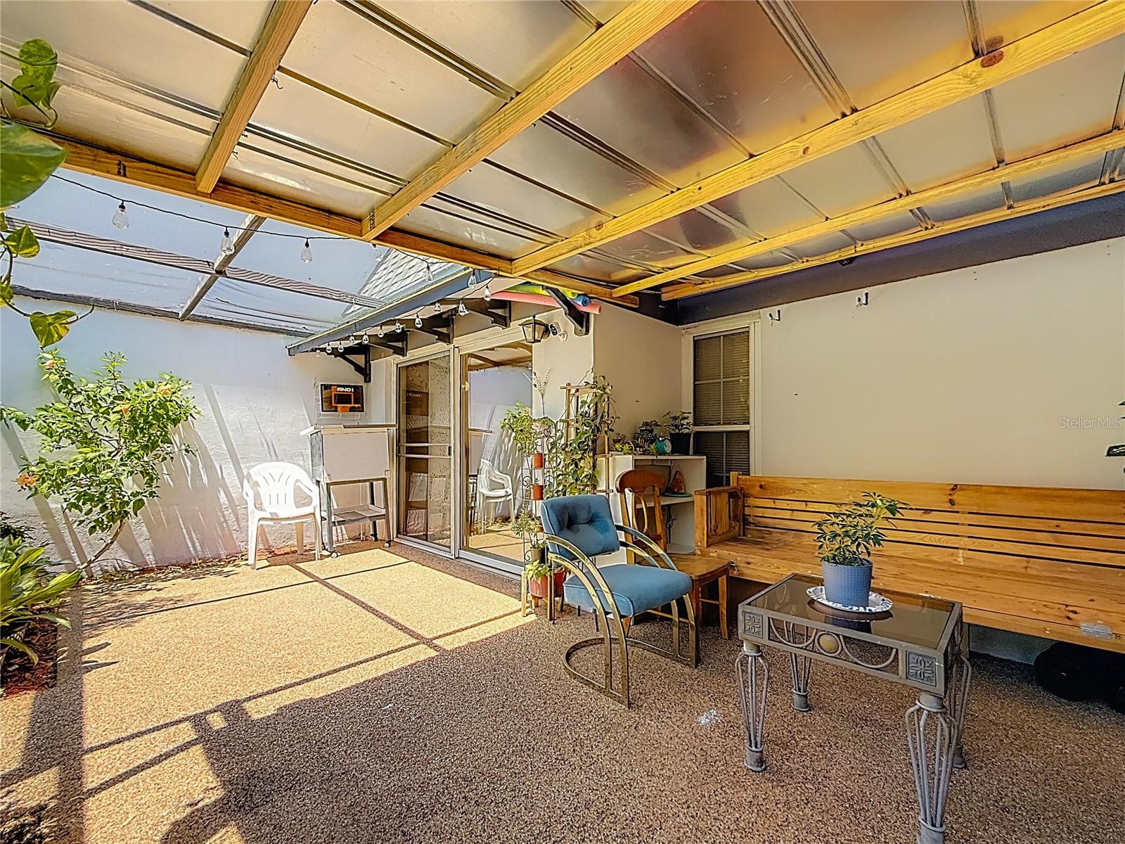 Outdoor Living Area - Sliding Doors to Living Room