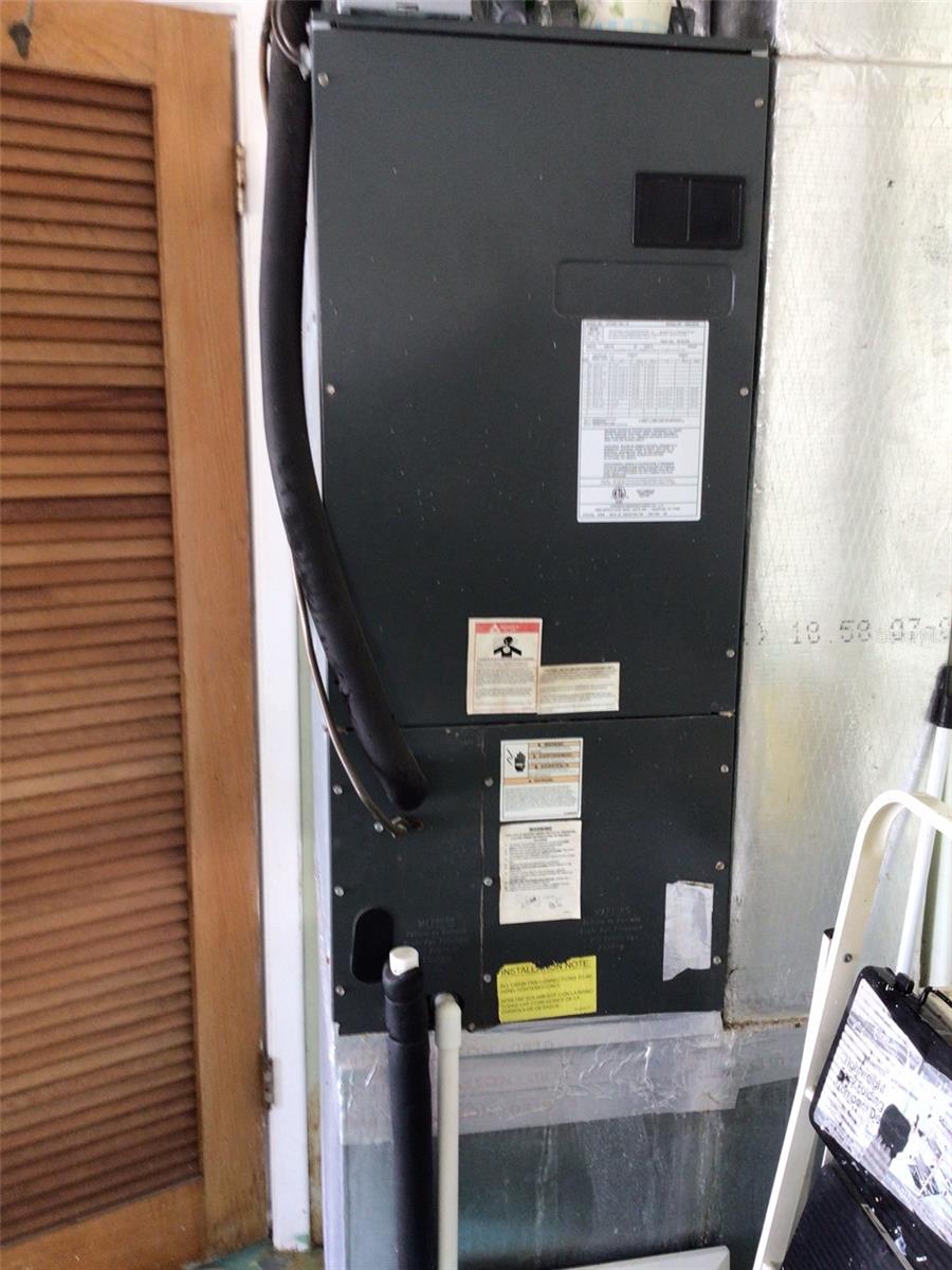 The air handler is in the garage, not up in the attic!  A/C works great!