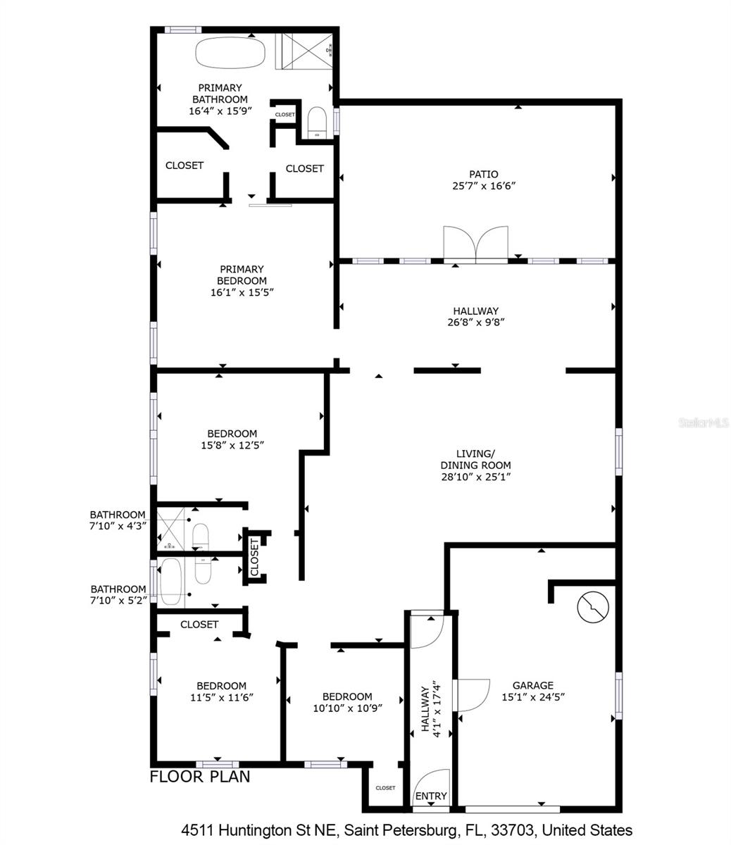 4511 HUNTINGTON ST NE, ST PETERSBURG, FL, 33703