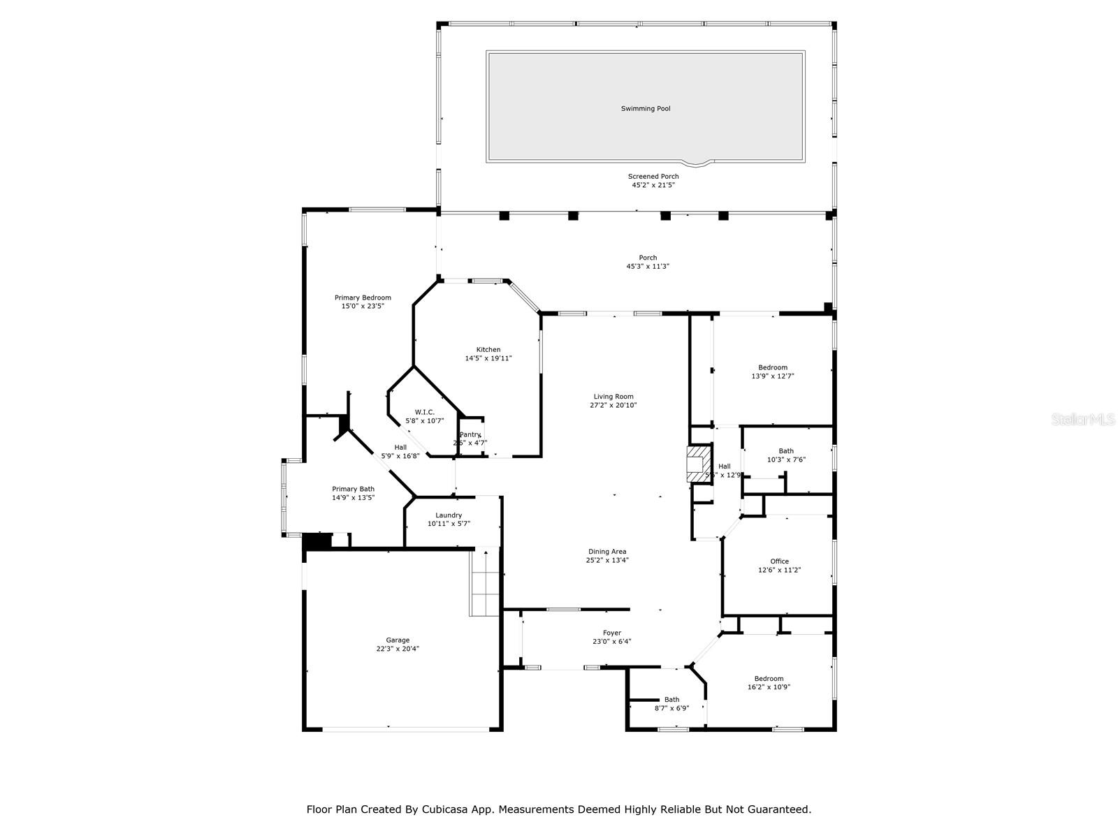Floor Plan 2651 of heated SF