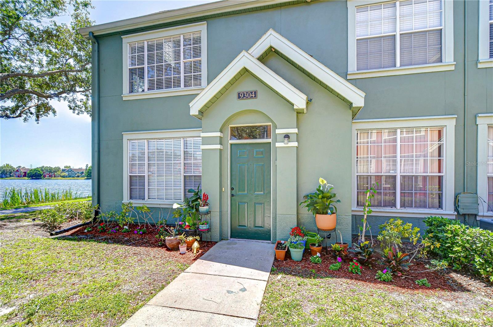 Front door side view toward lake