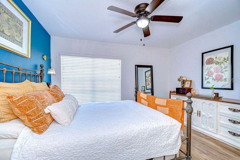 View coming out of primary bathroom