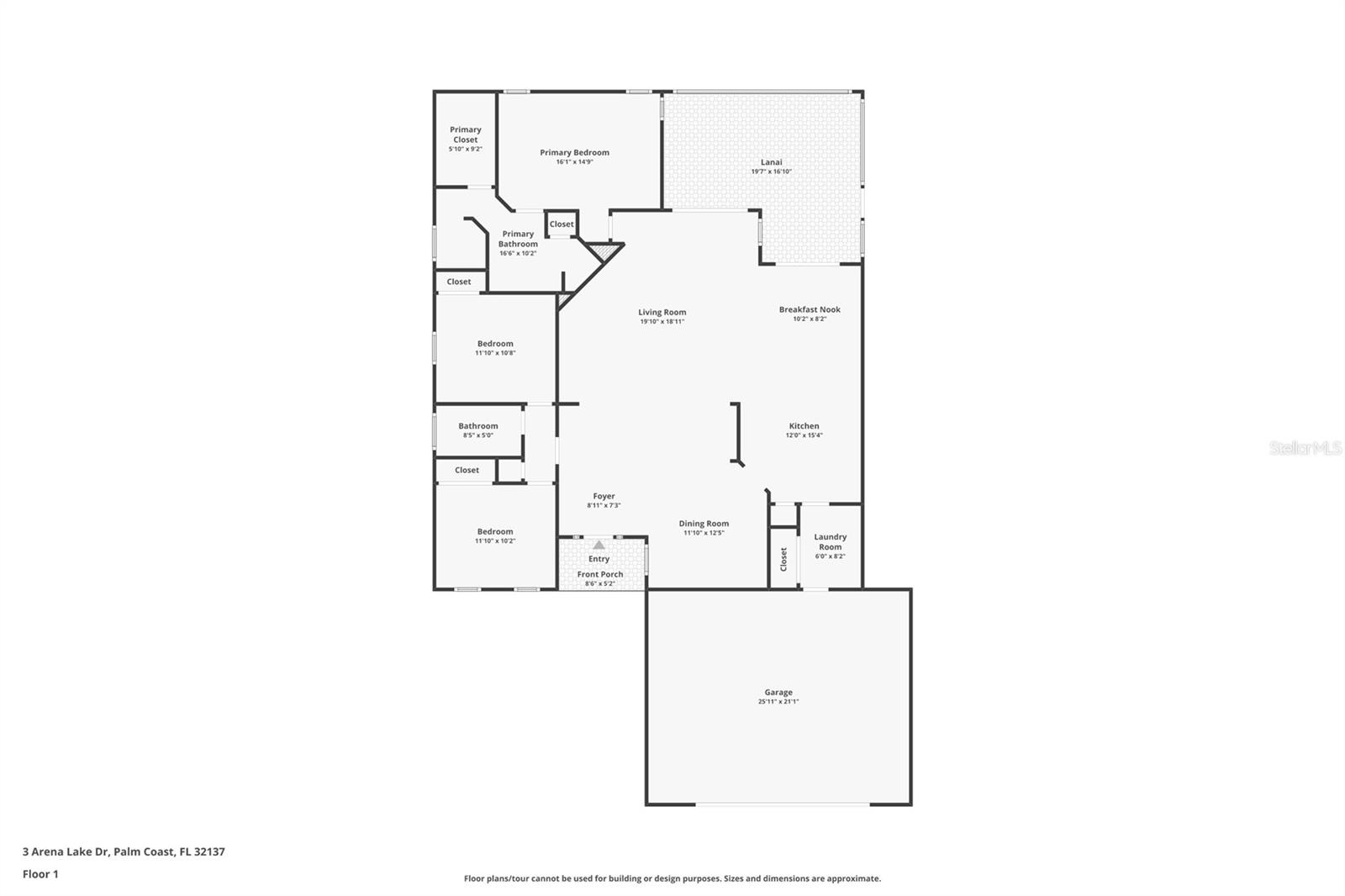 3 ARENA LAKE DR, PALM COAST, FL, 32137