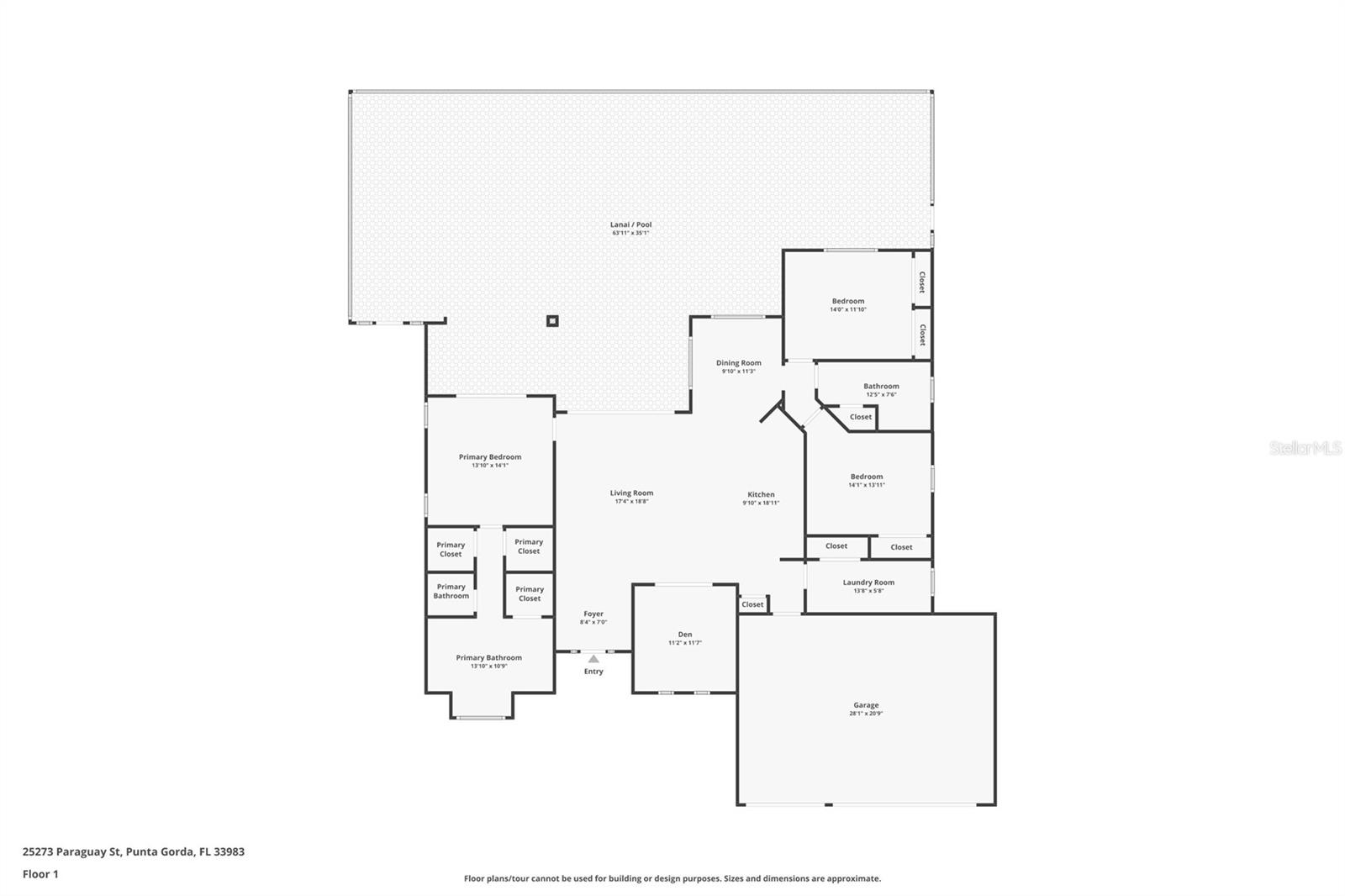 25273 PARAGUAY ST, PUNTA GORDA, FL, 33983