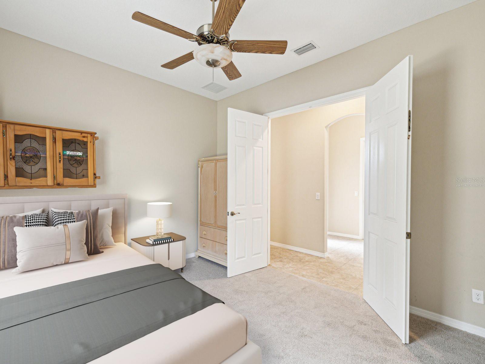 bedroom 3 virtually staged