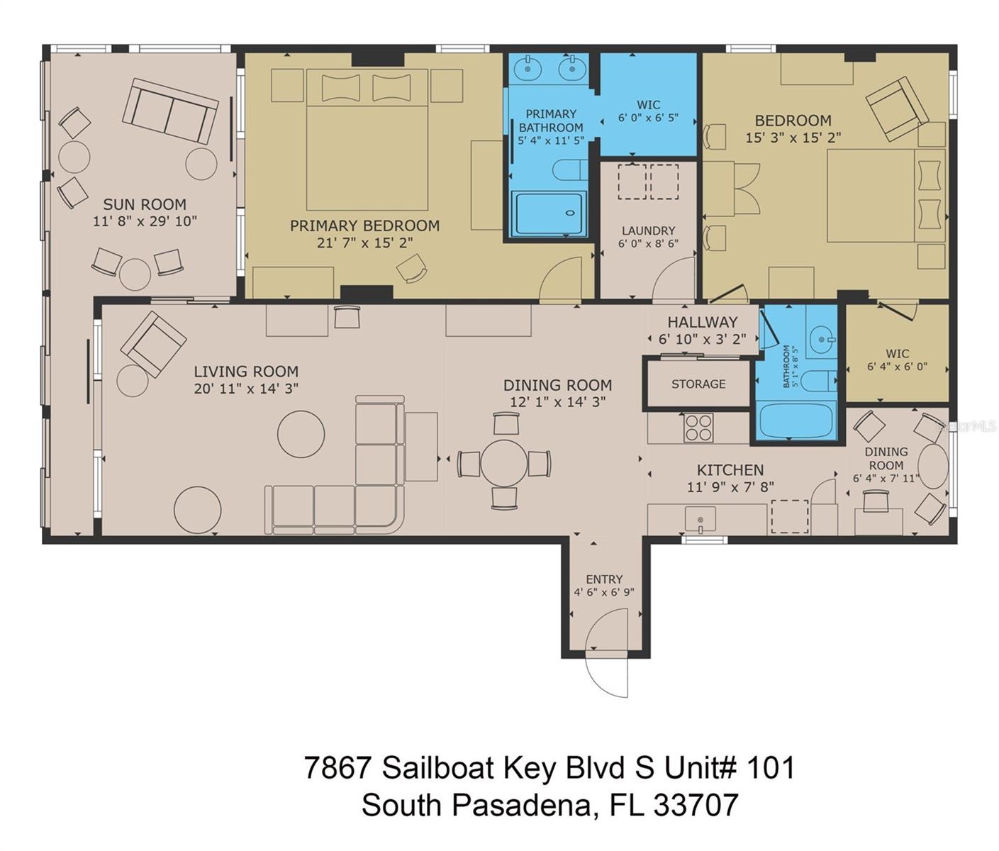 7867 SAILBOAT KEY BLVD S #101, SOUTH PASADENA, FL, 33707