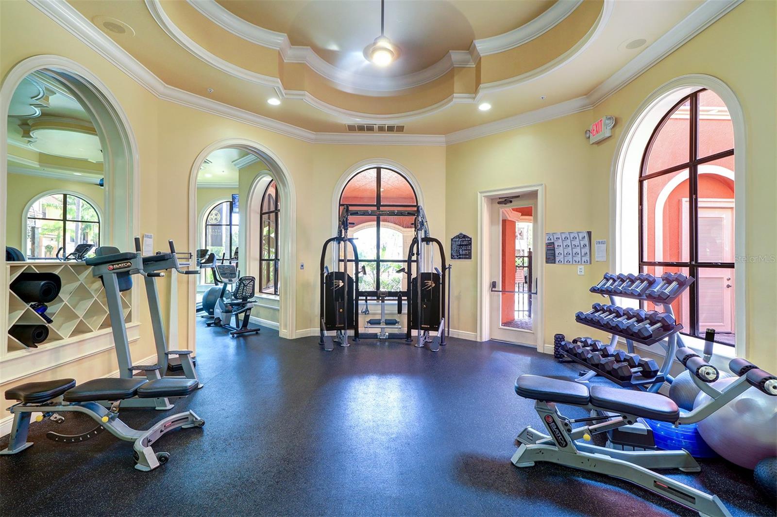 24-hour fitness center