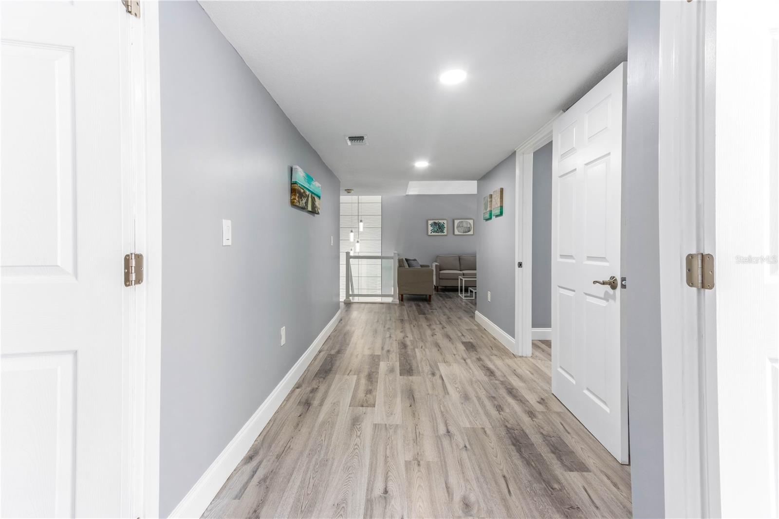 Hallway to Upstairs Master Suite