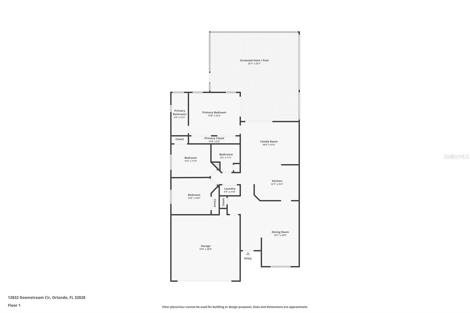 12832 DOWNSTREAM CIR, ORLANDO, FL, 32828