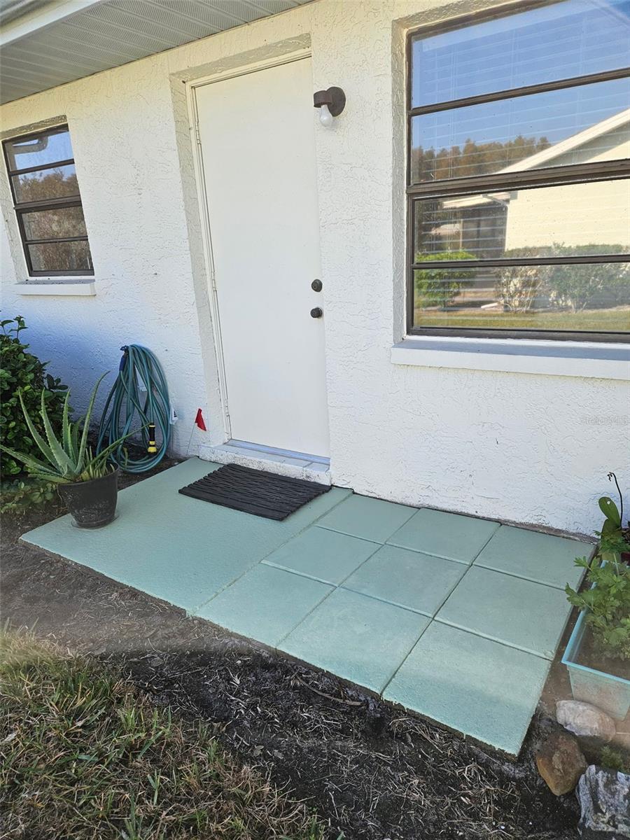 Painted Cement Blocks