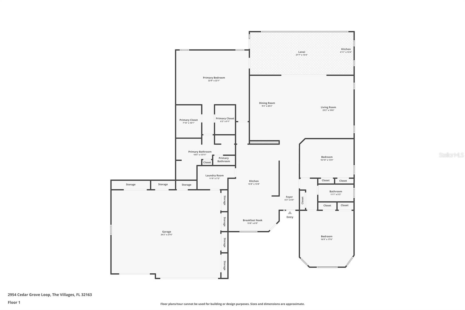 2954 CEDAR GROVE LOOP, THE VILLAGES, FL, 32163