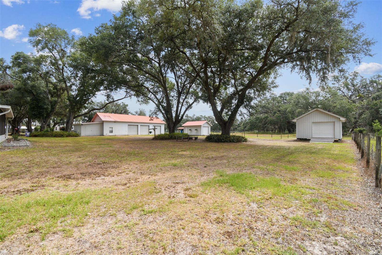 3 outbuildings and plenty of room for gatherings