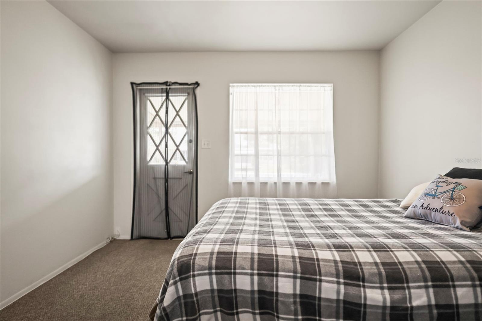 2nd bedroom walks out to screened in porch