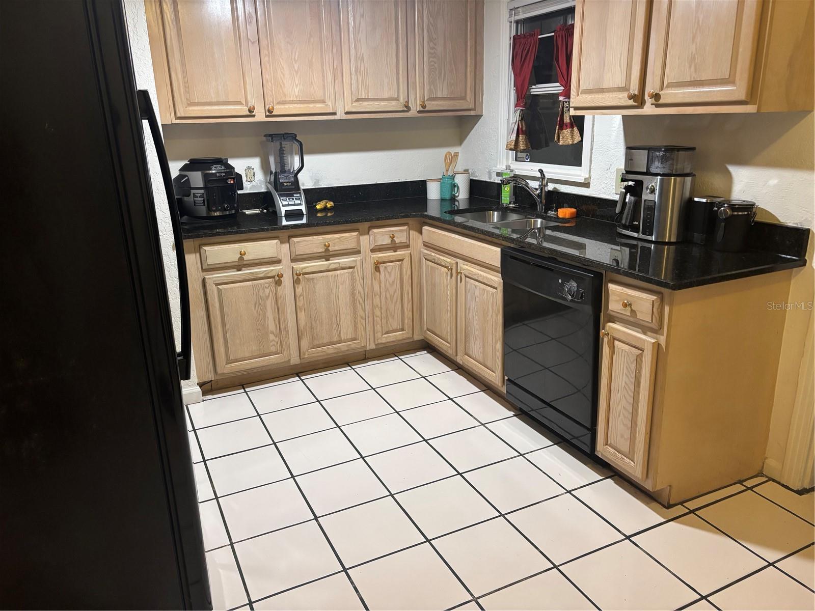 kitchen with granite countertops
