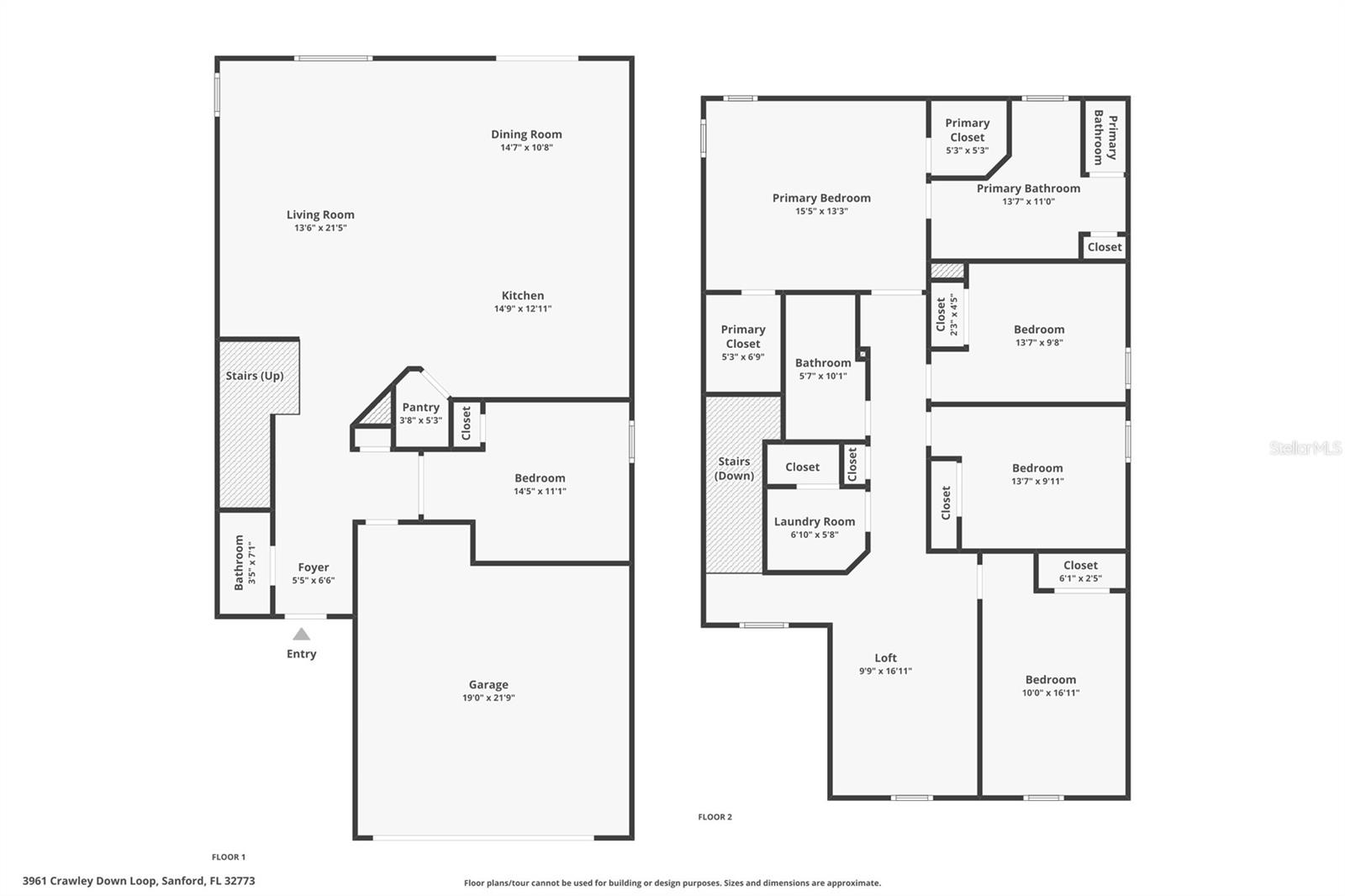 3961 CRAWLEY DOWN LOOP, SANFORD, FL, 32773