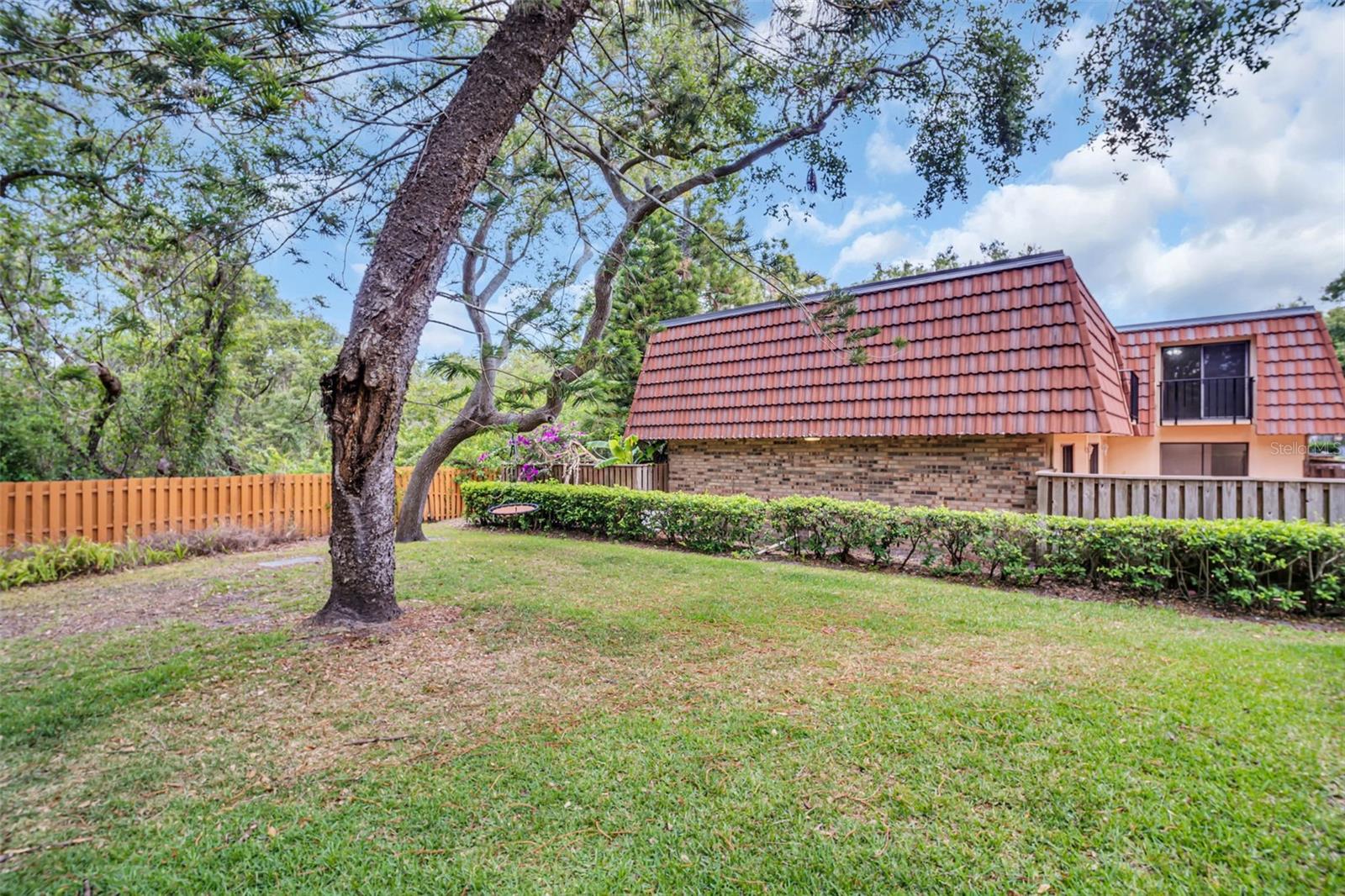 Large Courtyard Beside the Property