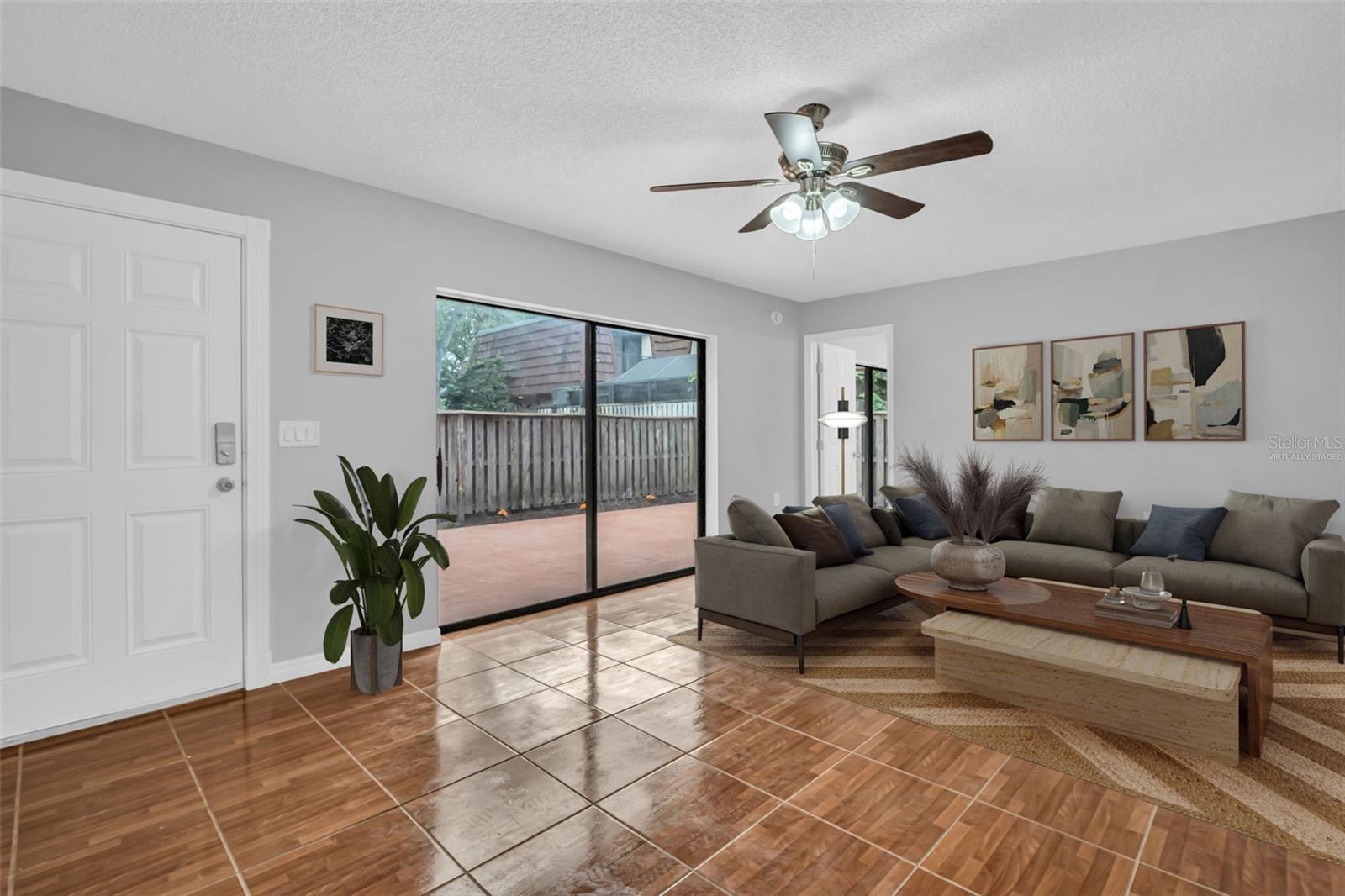 Living Room Virtually Staged