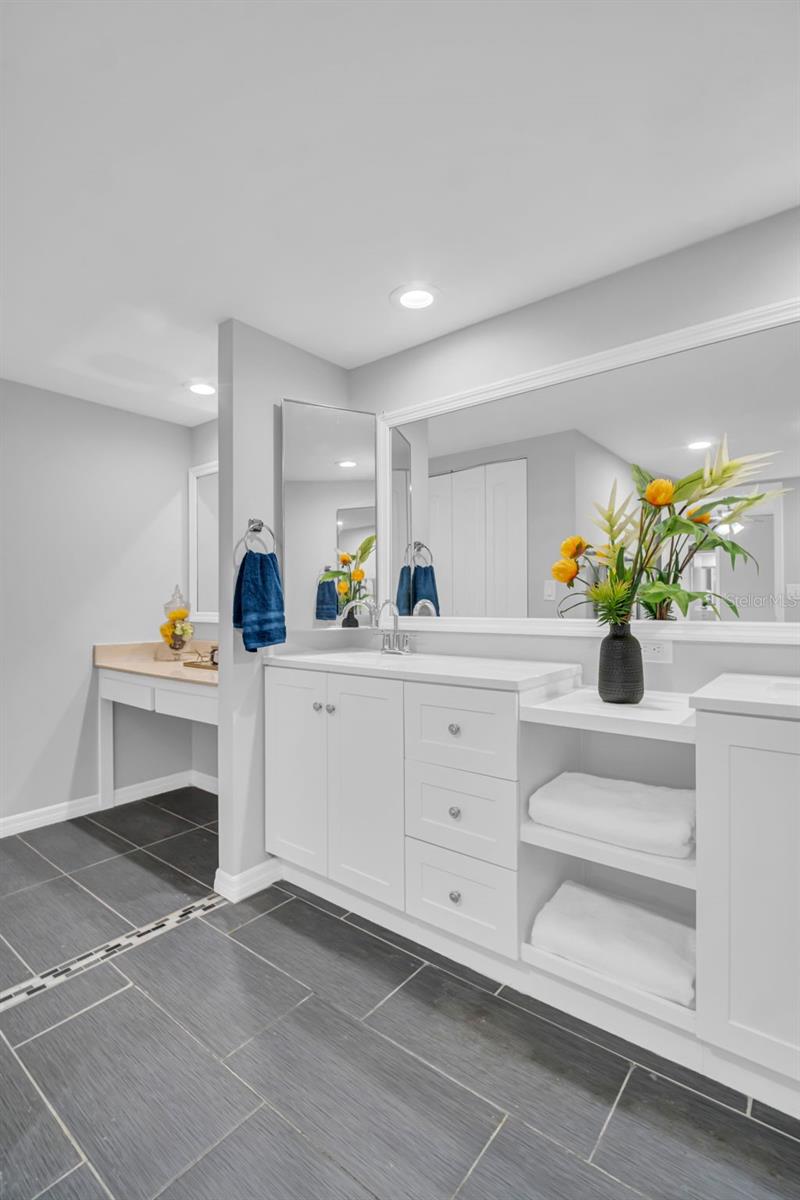 Primary Bathroom with Dual Sinks