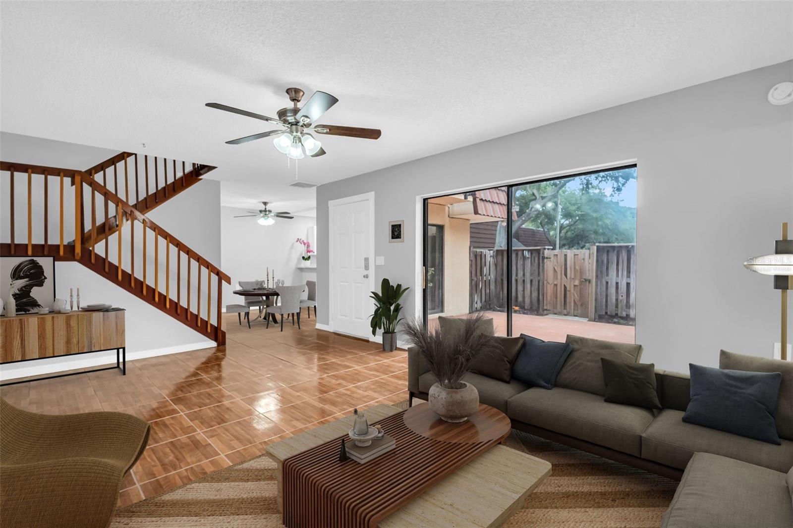 Living Room Virtually Staged