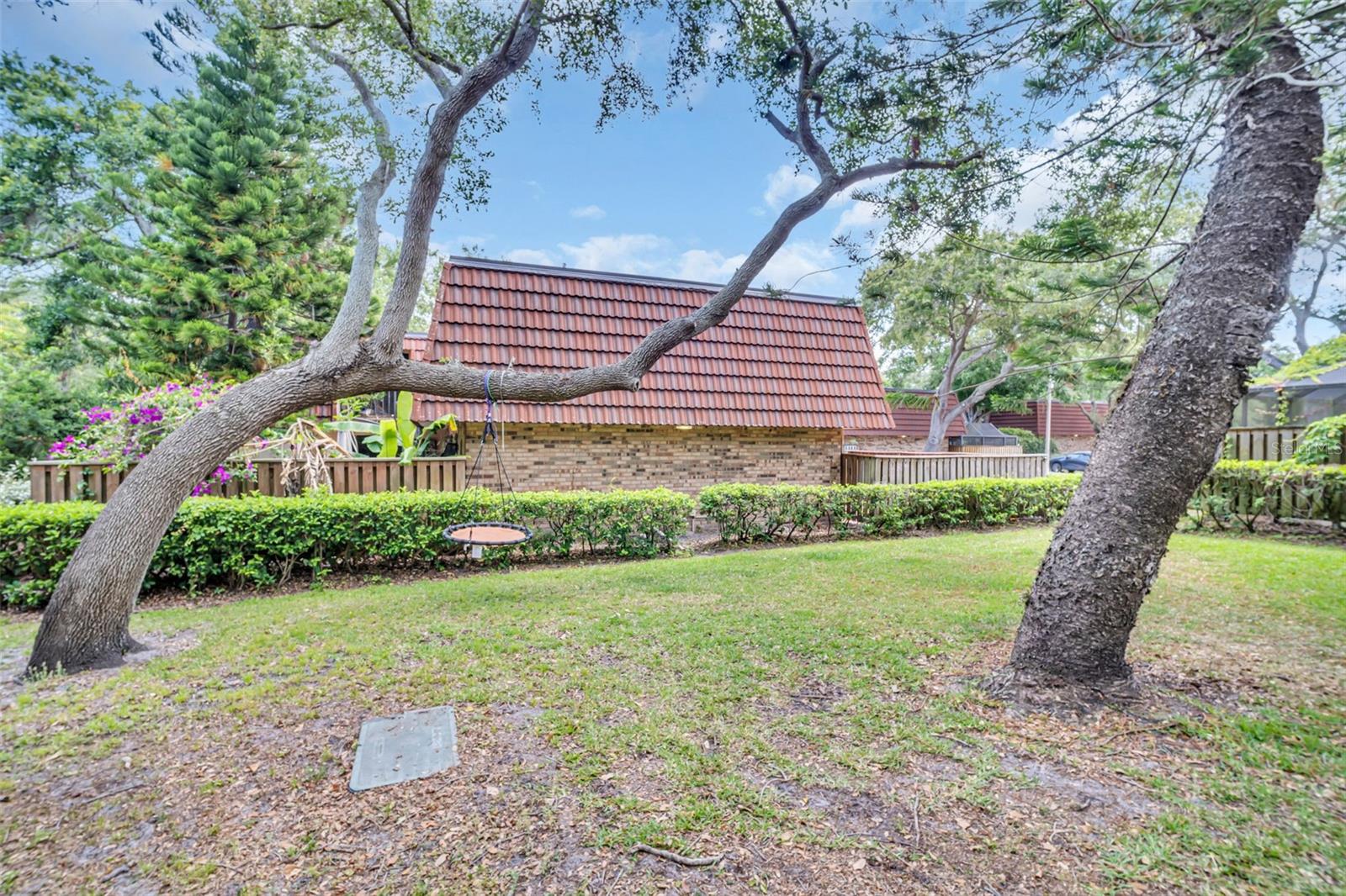 Courtyard Next to Property