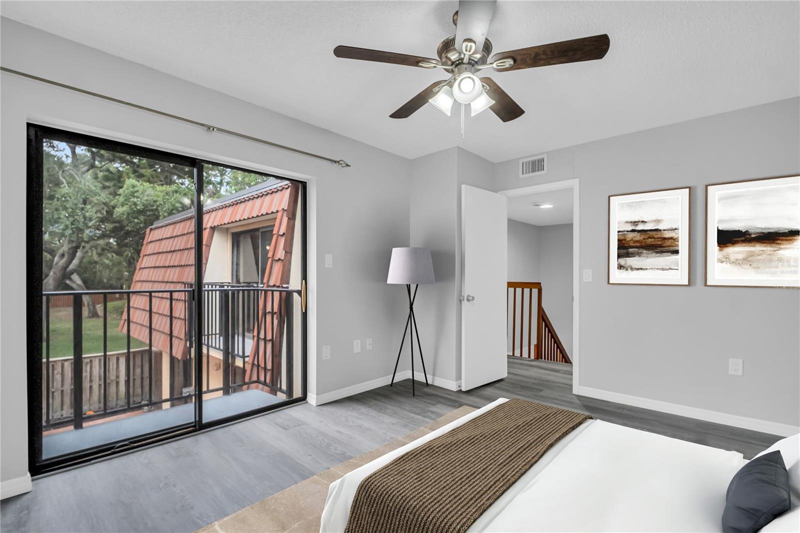 2nd Upstairs Bedroom Virtually Staged