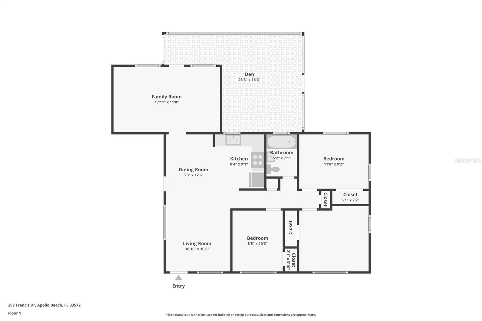 307 FRANCIS DR, APOLLO BEACH, FL, 33572