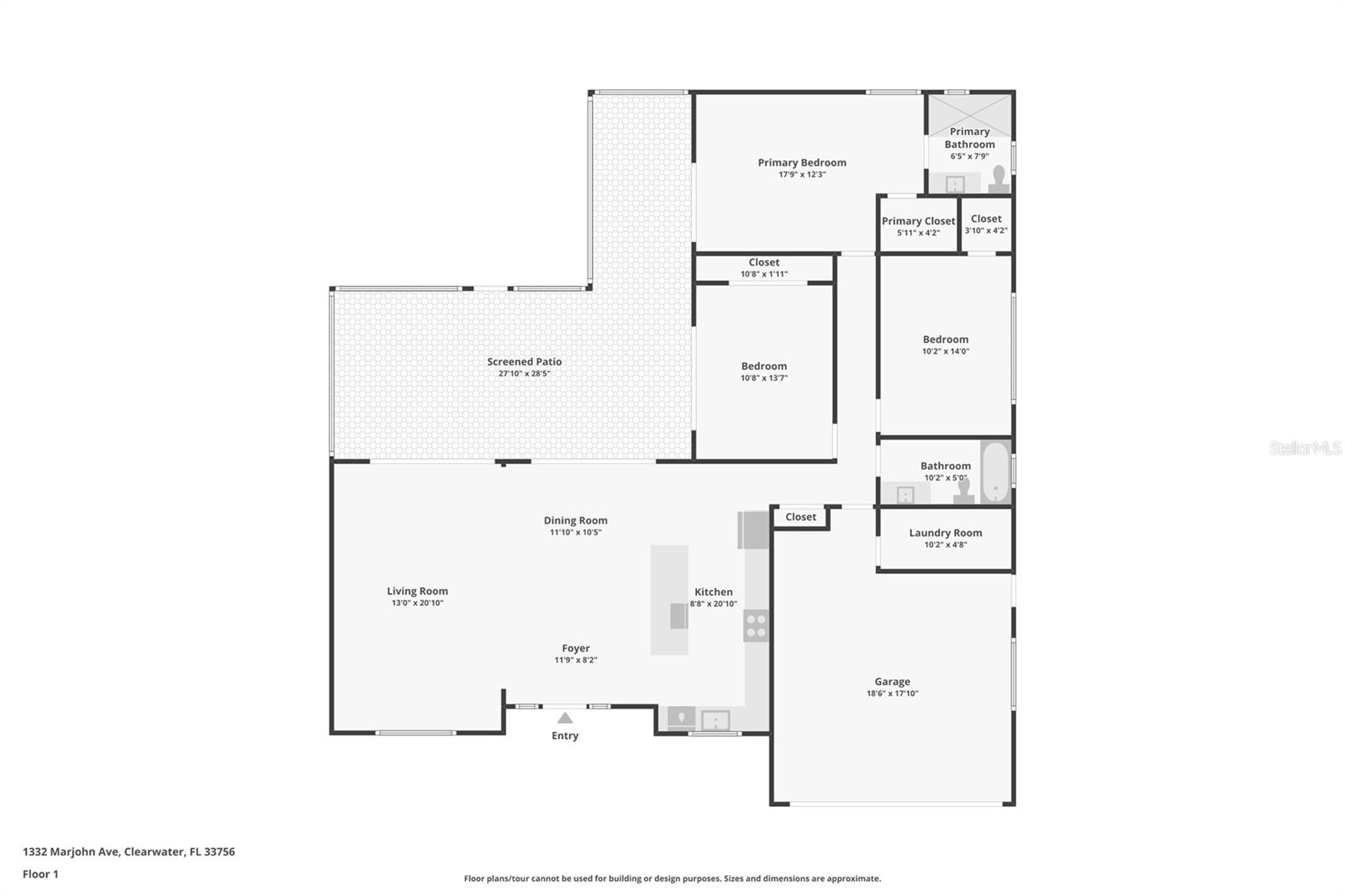 1332 MARJOHN AVE, CLEARWATER, FL, 33756