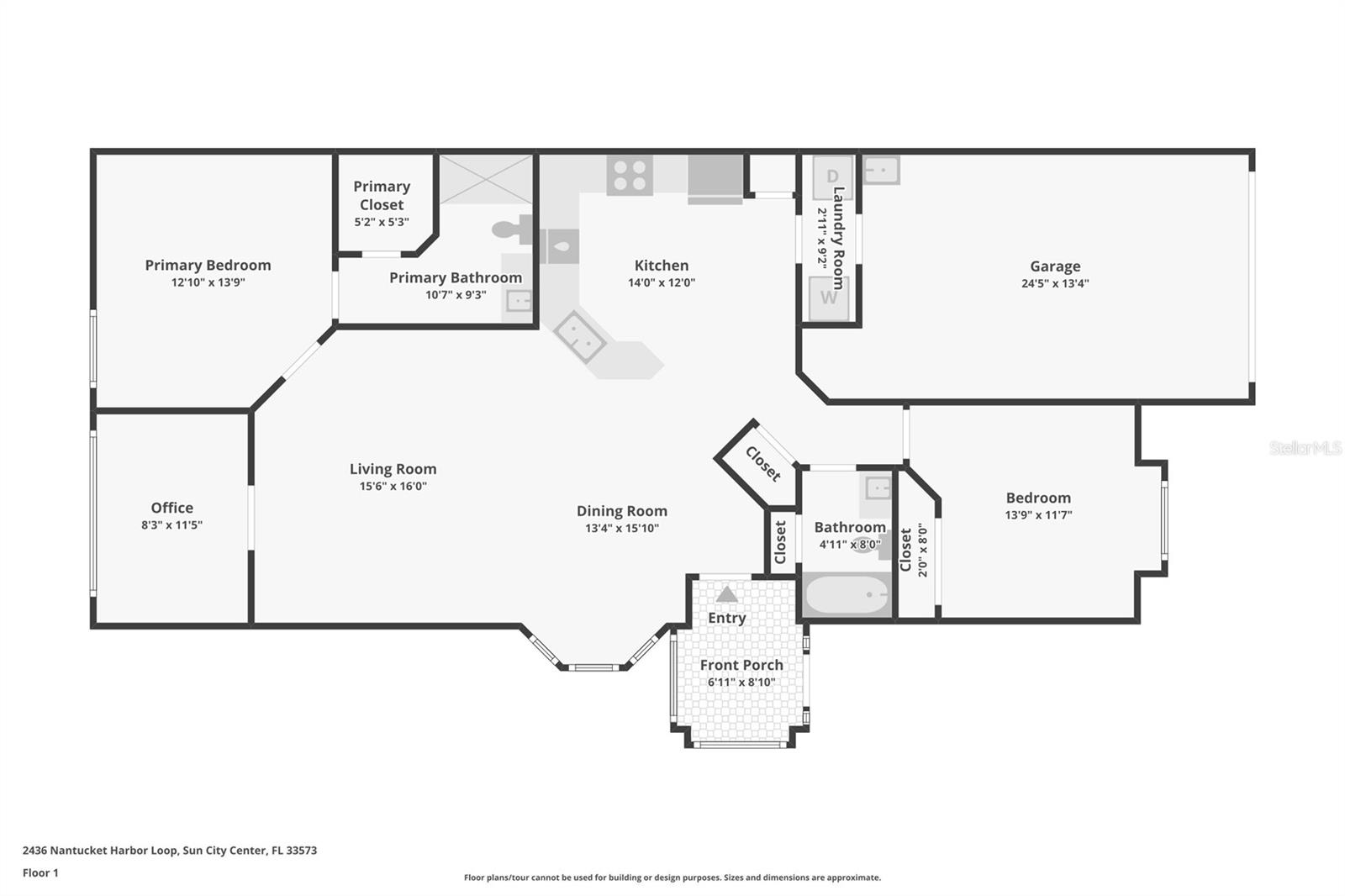 2436 NANTUCKET HARBOR LOOP #104, SUN CITY CENTER, FL, 33573