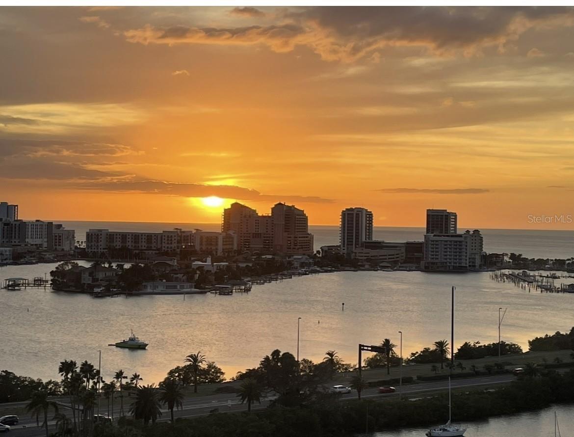 This is your sunset view from your new home