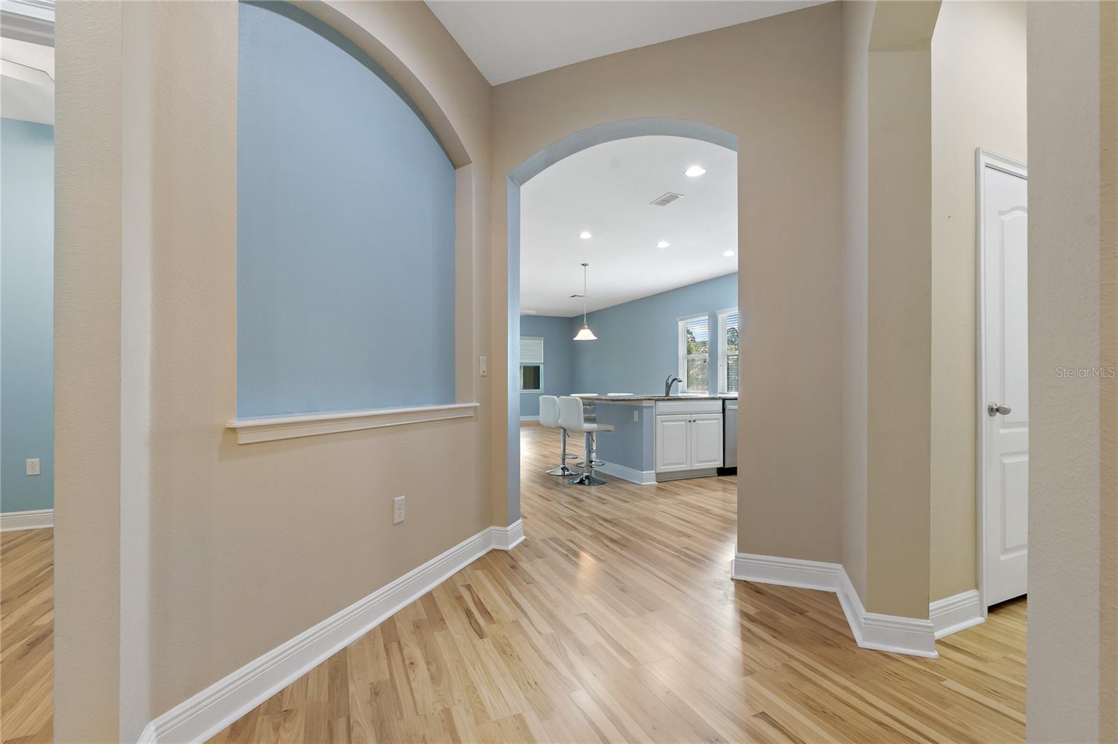 Hallway into Kitchen