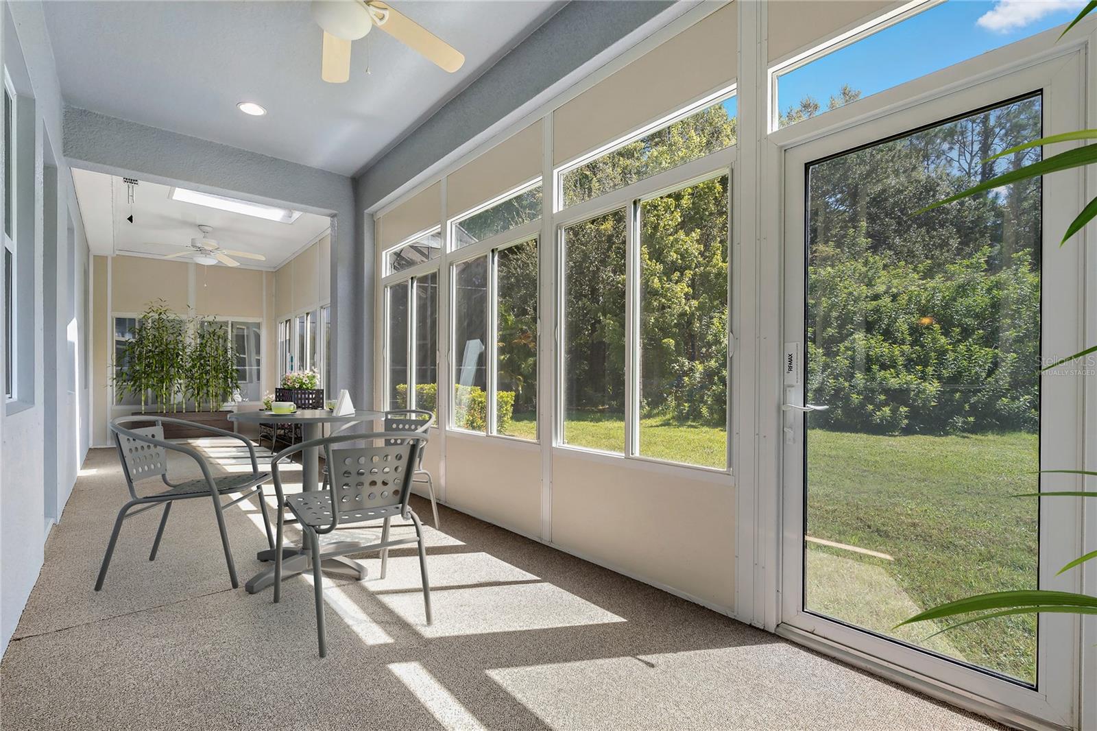 Virtually Staged Enclosed Lanai
