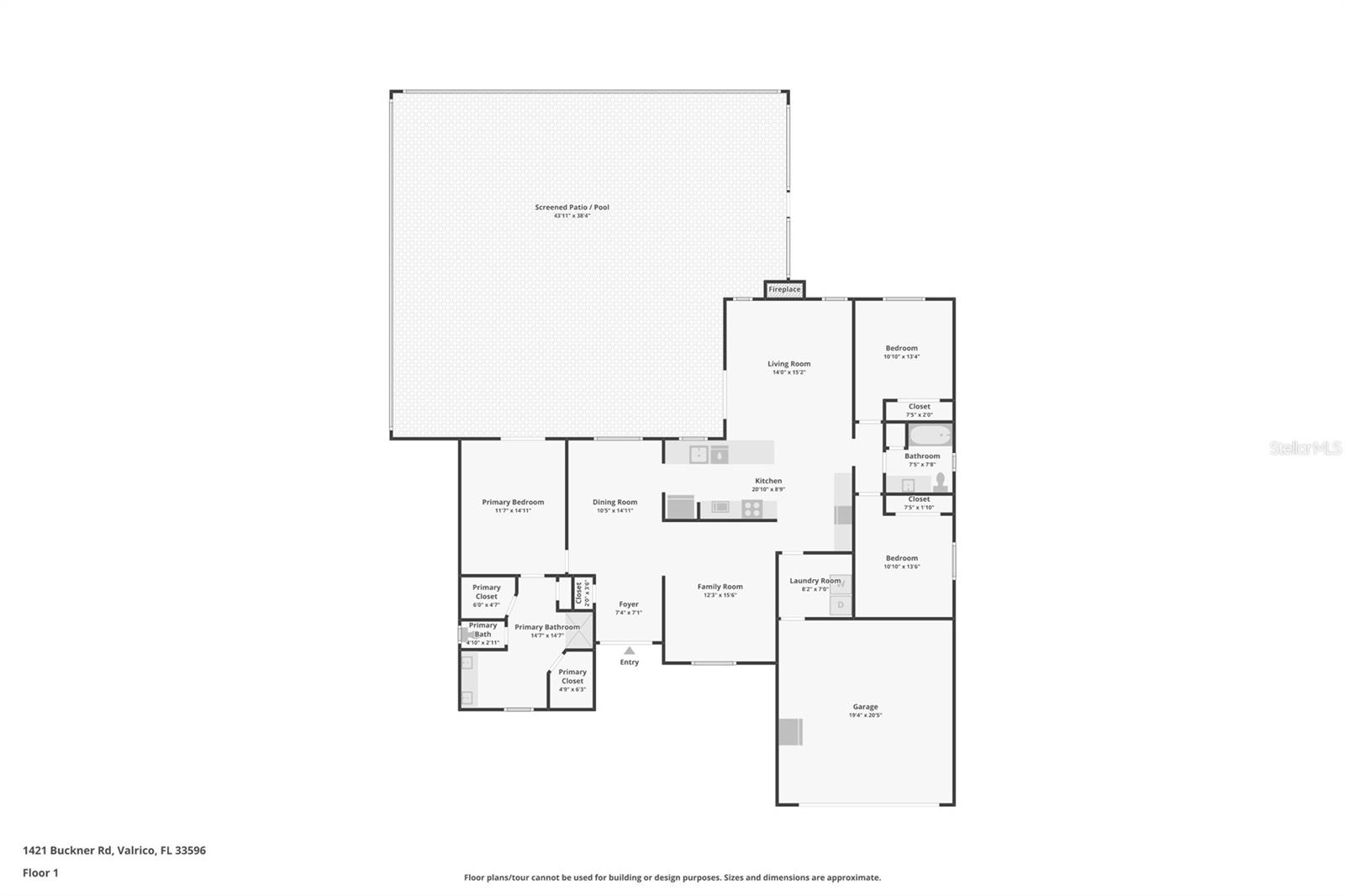 1421 BUCKNER RD, VALRICO, FL, 33596