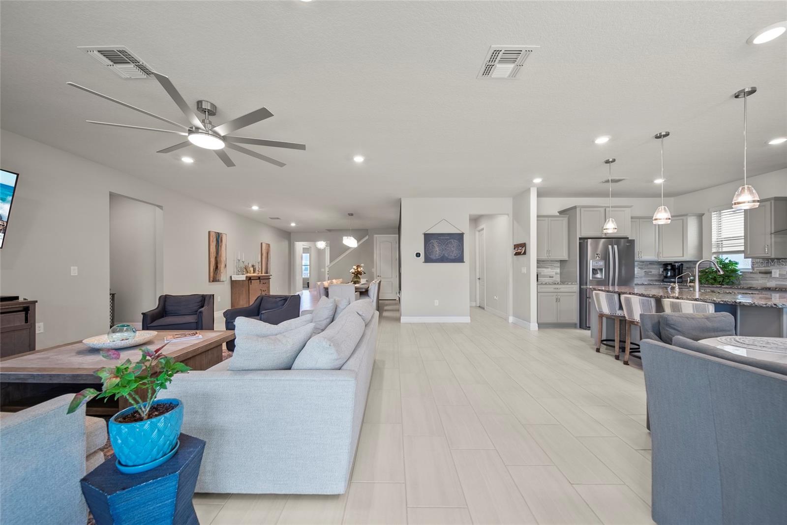 View from sliding glass doors