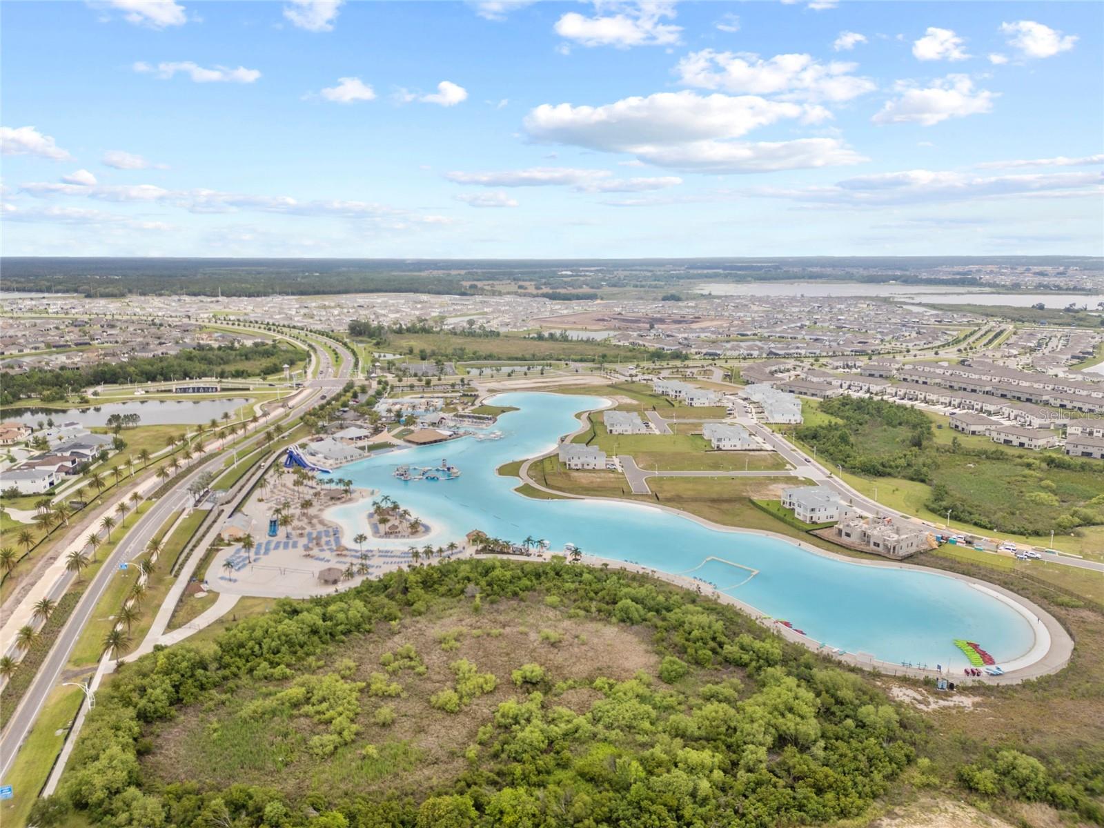 Ariel View of Lagoon