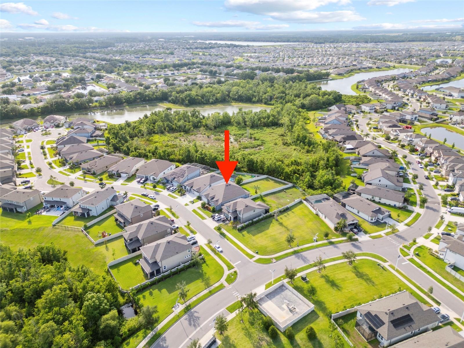 Ariel View of Property