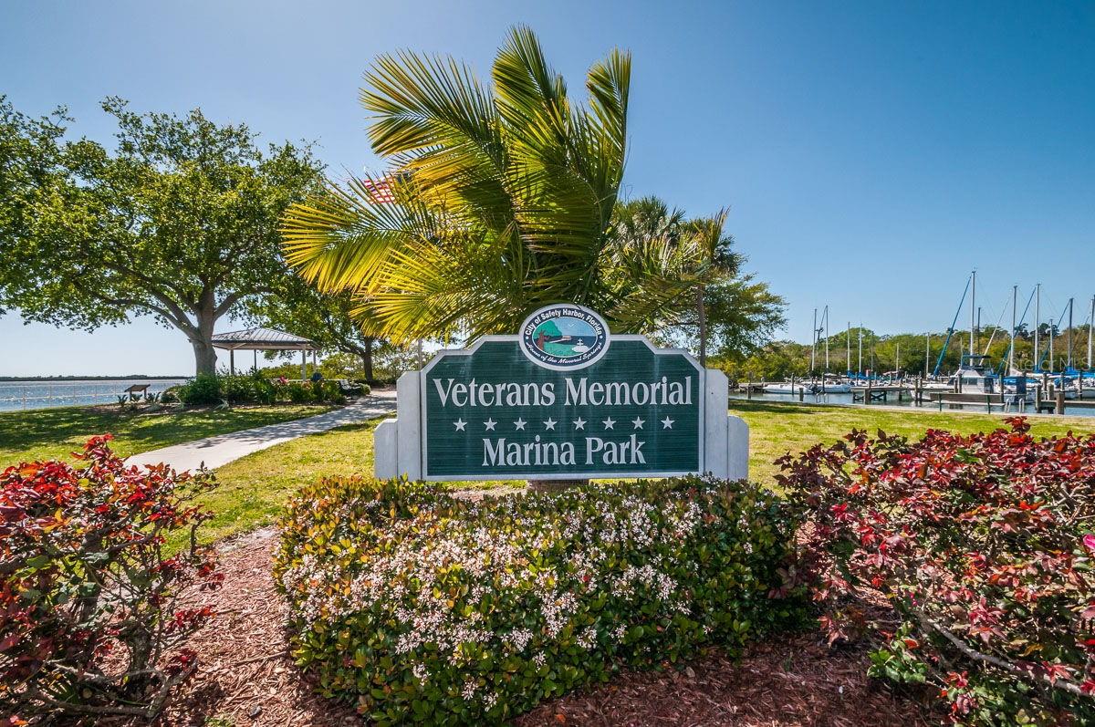 Enjoy Veterans Memorial Marina Park located on Old Tampa Bay